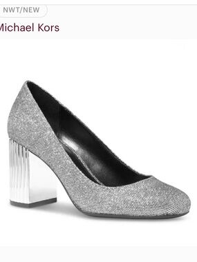 Michael Kors Porter Flex pumps in silver glitter